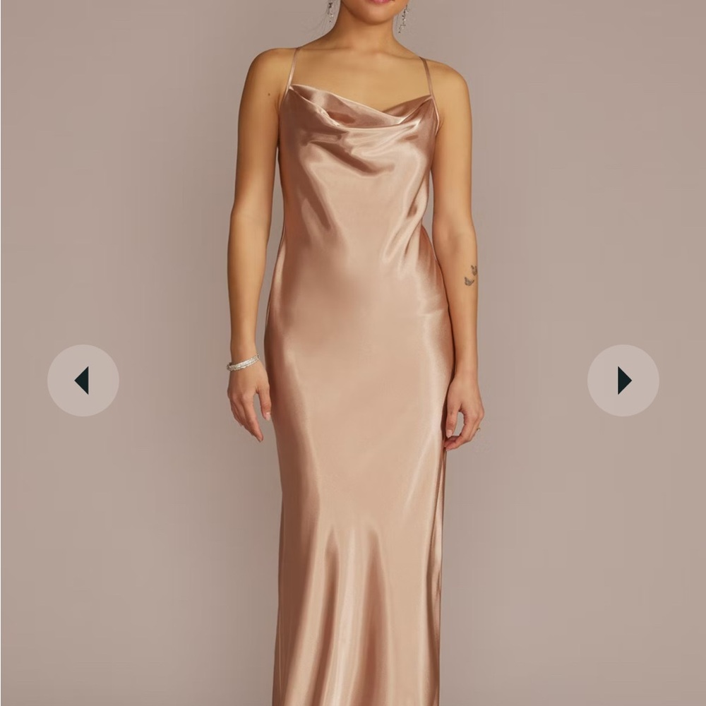 Elegant Satin Wedding Dress
